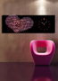 Wallity 3090CS-4 Reloj de Pared de Lienzo Decorativo Multicolor
